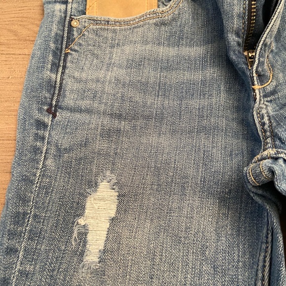 Mid waist jeans boot cut light washed denim zara brand size 2 - Picture 4 of 8